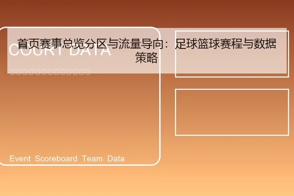 首页赛事总览分区与流量导向：足球篮球赛程与数据策略